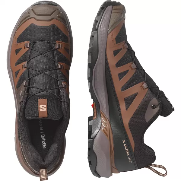  Herrenschuhe SALOMON X ULTRA 360 GORE-TEX L45473300 SCHWARZ/DUNKLES MÖWENGRAU/DUNKLE ERDE 