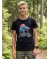 Kinder-T-Shirt ALPINE PRO ECOMO 4 SCHWARZE VARIANTE STK