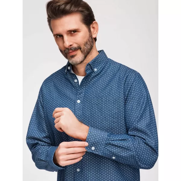  Herrenhemd OMBRE K702 BLAU 