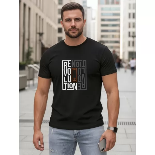  Herren-T-Shirt DSTREET NX0143R-BK SCHWARZ 