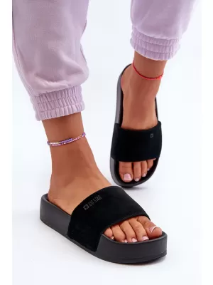 Damenhausschuhe BIG STAR SHOES NN274A670 SCHWARZ