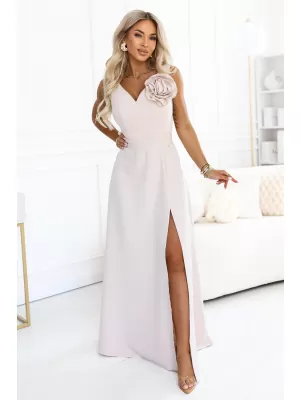 Damenkleid NUMOCO 669-3 BEIGE