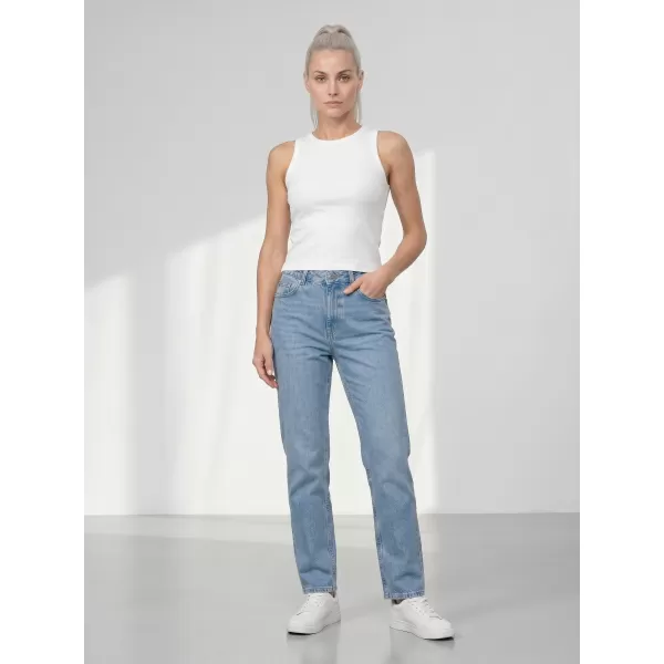  Damen-Tanktop 4F WMM00TSLEF299 WEIß 