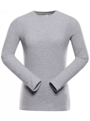Meliertes Damen-T-Shirt ALPINE PRO NOMARA HOCHHAUS