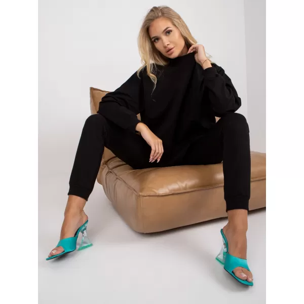  Damen-Sweatshirt BASIC FEEL GOOD AP-BL-A-R001 NOIR 