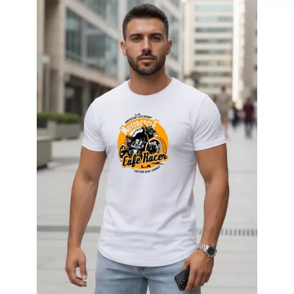  Herren-T-Shirt DSTREET NX5095R-WH WEIß 