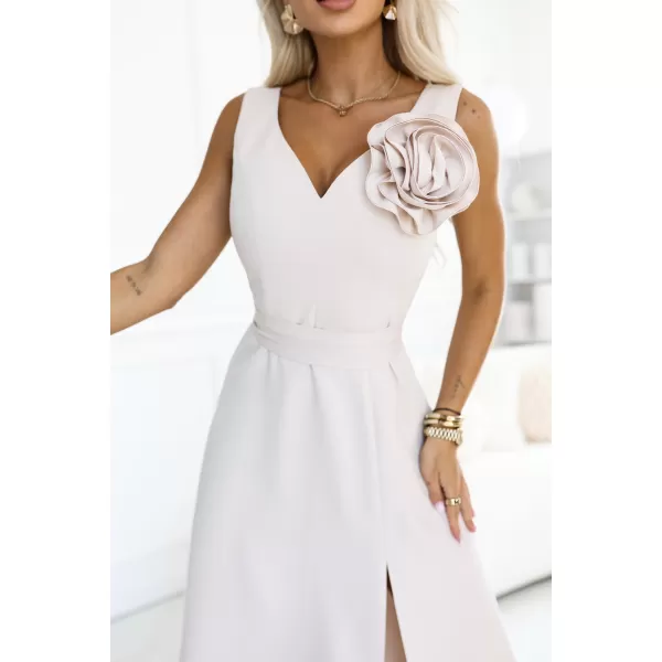  Damenkleid NUMOCO 669-3 BEIGE 