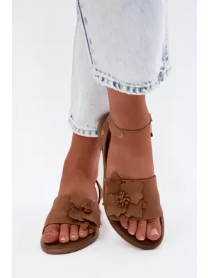Damensandalen ZAZOO 40471 BRAUN