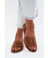 Damensandalen ZAZOO 40471 BRAUN