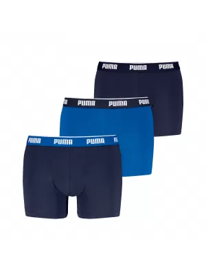 Herren-Boxershorts PUMA MEN BOXERS 3P 94713006 BLAUE KOMBINATION