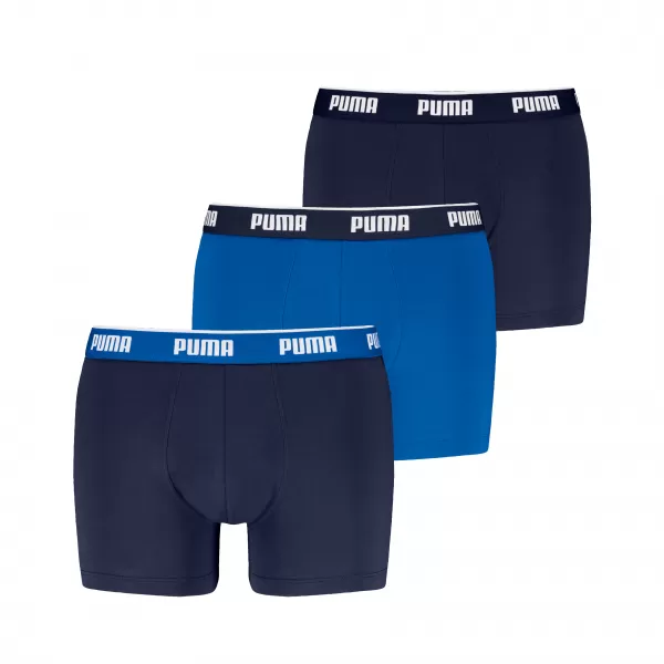  Herren-Boxershorts PUMA MEN BOXERS 3P 94713006 BLAUE KOMBINATION 
