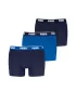 Herren-Boxershorts PUMA MEN BOXERS 3P 94713006 BLAUE KOMBINATION