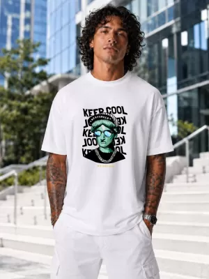 Herren-T-Shirt DSTREET NX1015R-WH-O WEIß