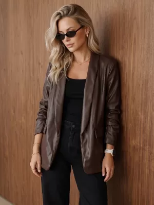 Damenjacke DSTREET PY0165 BRAUN