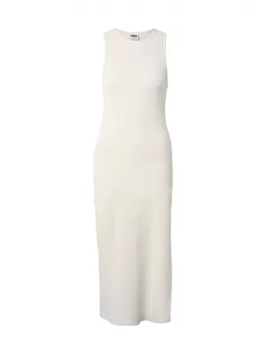 Kleid URBAN CLASSICS TB8276 WEIß/SAND