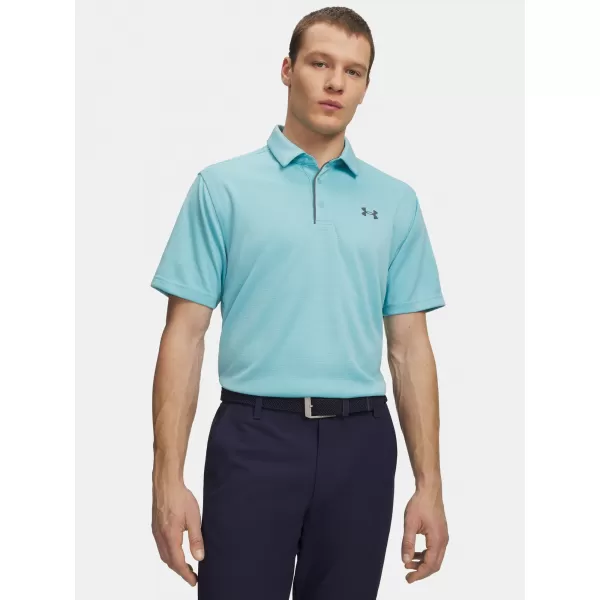  Herren-T-Shirt UNDER ARMOUR TECH POLO 1290140-429 BLAU 