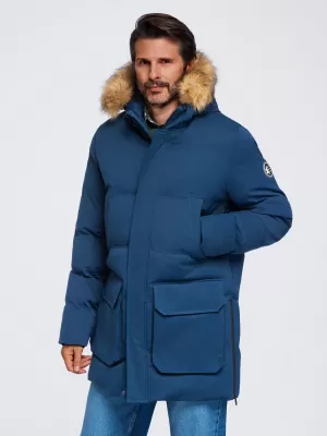 Herrenparka OMBRE OM-JALJ-0310 MARINEBLAU