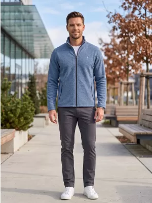 Fleece-Sweatshirt für Herren ALTISPORT ALM002852 DUNKLE DENIM-HIGHLIGHTS
