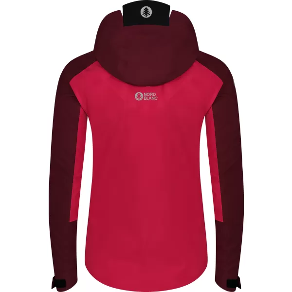  Wasserdichte Damenjacke NORDBLANC HEYDAY NBSJL8316 ROT 
