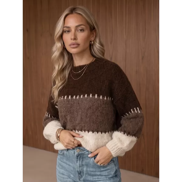  Damenpullover DSTREET MY2628 BRAUN 
