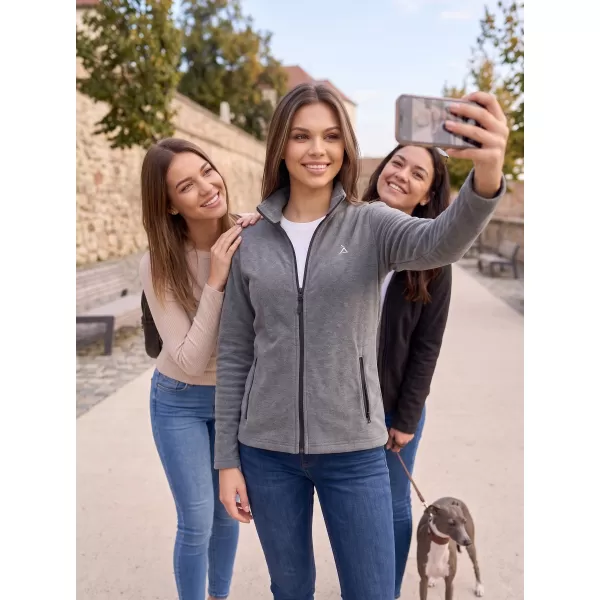  Fleece-Sweatshirt für Damen ALTISPORT ALW002852 SCHWARZES HIGHLIGHT 