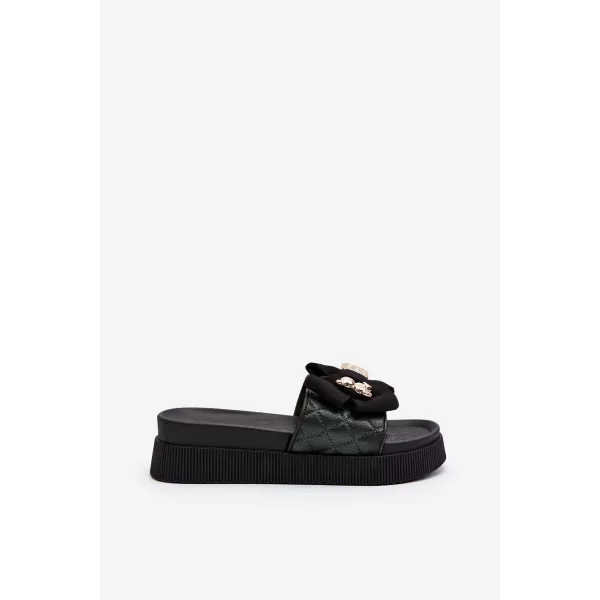  Damenhausschuhe BOTO SP50-1/BG146P SCHWARZ 