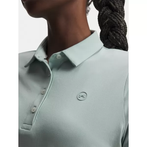  Damen-T-Shirt UNDER ARMOUR UA ARMOURDRY SS POLO 6009805-477 BLAU 