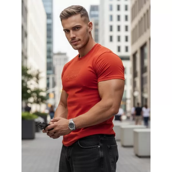  Herren-T-Shirt DSTREET RX5411 ORANGE 
