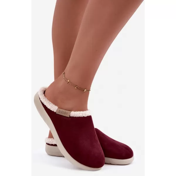 Damenhausschuhe INBLU ET000042 BORDO 