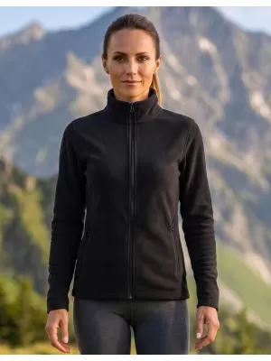 Damen-Sweatshirt aus Microfleece MALFINI FACTOR 853 SCHWARZ