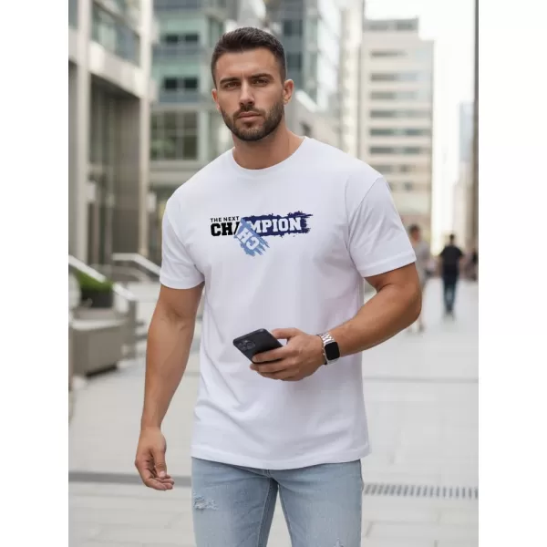  Herren-T-Shirt DSTREET NX5017R WEIß 