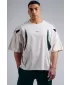 Übergroßes Pump-Cover-T-Shirt NEBBIA PRIMAL 871 CREME