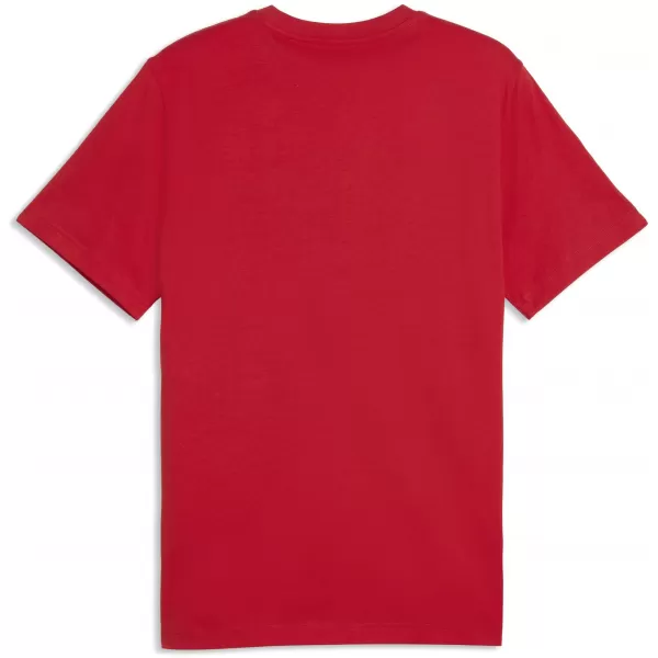  Herren-T-Shirt PUMA GRAPHICS BOX TEE 69436611 FÜR ALLE ZEITEN ROT 