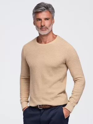 Herrenpullover OMBRE OM-SWSW-0119 SAND
