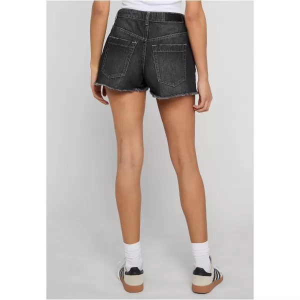  Damen-Shorts URBAN CLASSICS TB8193 SCHWARZ GEWASCHEN 