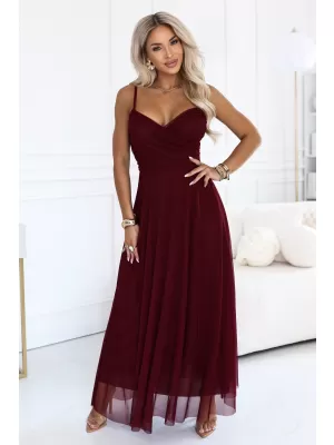 Damenkleid NUMOCO 681-3 BURGUND