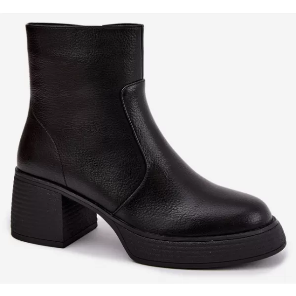  Damen-Stiefeletten D&A CR62-3369 SCHWARZ 