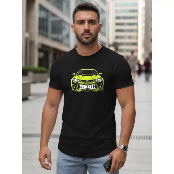  Herren-T-Shirt DSTREET NX5015R-BK SCHWARZ 