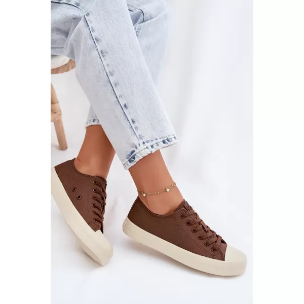  Damen-Sneaker BIG STAR SHOES TT274123 BRAUN/BEIGE 