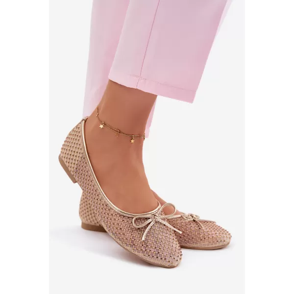  Ballerinas für Damen VINCEZA 62270 BEIGE 