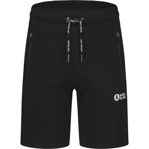  Baumwollshorts für Herren NORDBLANC RELAXEDFIT NBSPM8254 SCHWARZ 