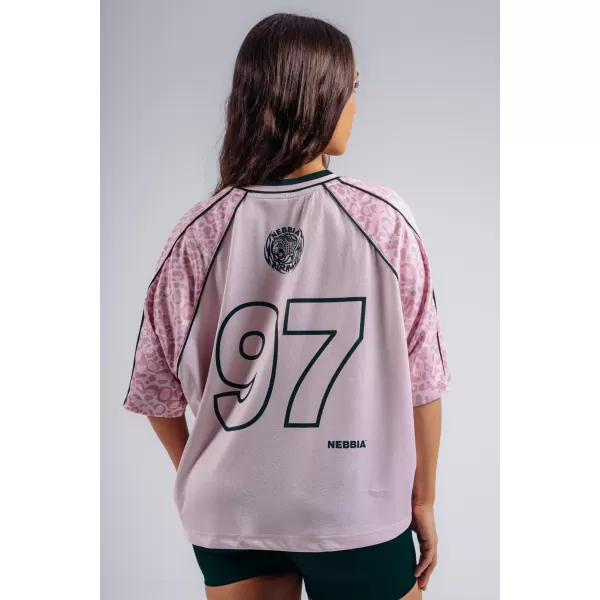  Übergroßes T-Shirt 97 NEBBIA PRIMAL 862 ROSA LEOPARD 