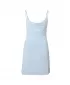 Kleid URBAN CLASSICS TB8182 BLAU EINFRIEREN