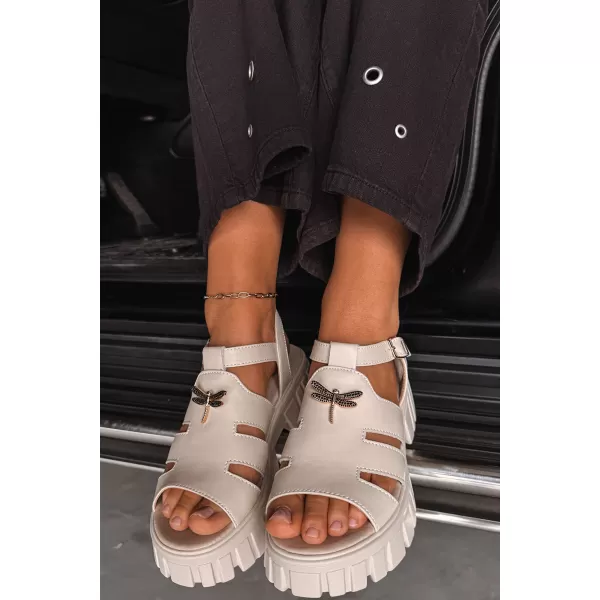  Damensandalen VINCEZA 79627 BEIGE 