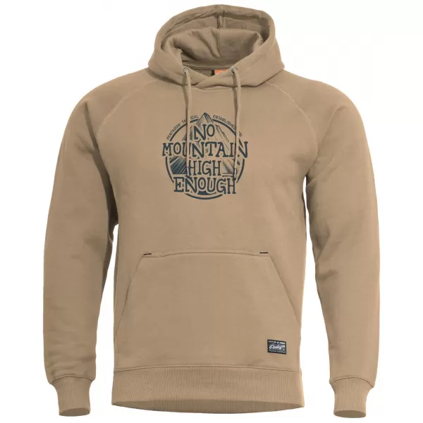  Herren-Sweatshirt PENTAGON PHAETON HOOD SWEATER NO MOUNTAIN K09021-NM HELLBRAUN 