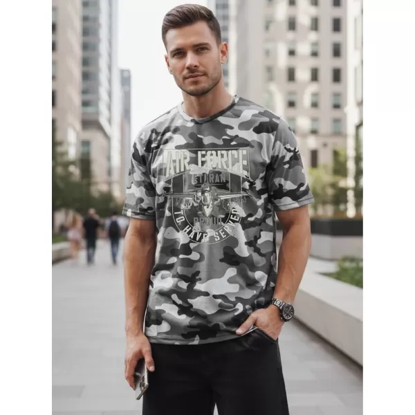  Herren-T-Shirt DSTREET NX2001R-SL-M HELLGRAU 