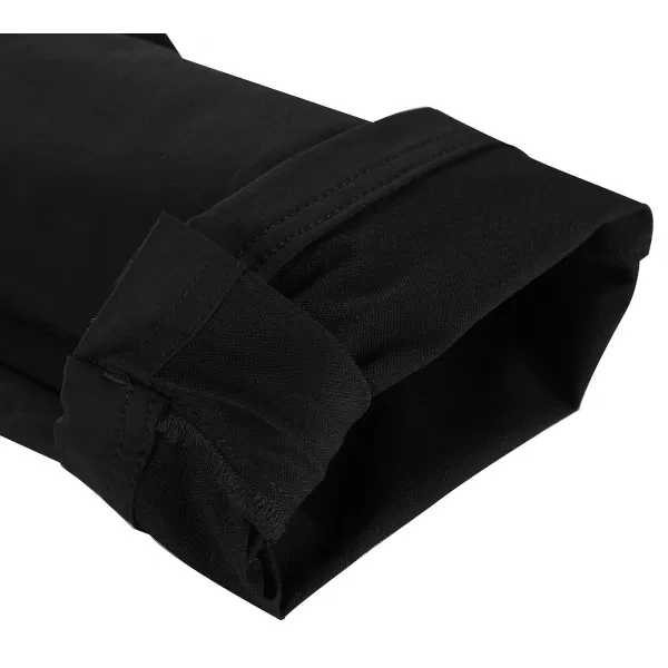  Softshellhose für Damen ALPINE PRO AKANA 3 SCHWARZ 