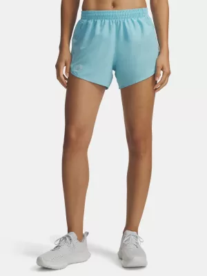 Damen-Shorts UNDER ARMOUR UA FLY BY 3 SHORTS 1382438-425 BLAU
