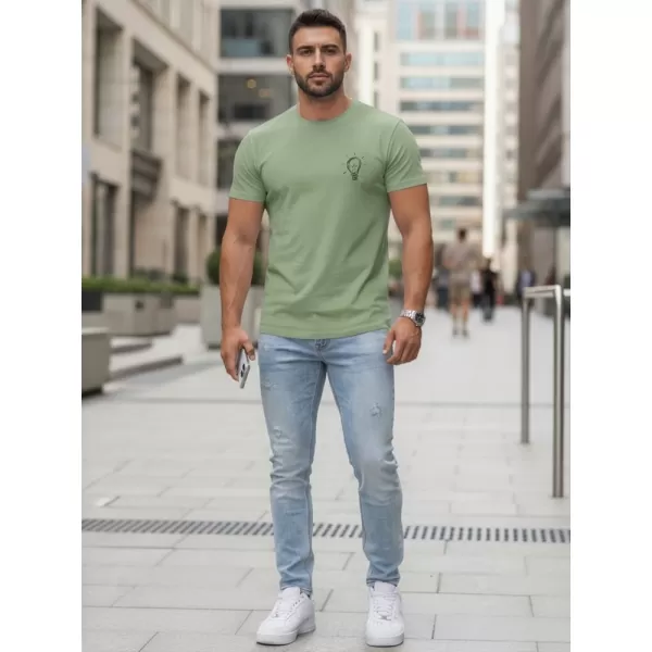  Herren-T-Shirt DSTREET NX0137R-MO GRÜN 