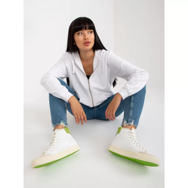  Damen-Sweatshirt BASIC FEEL GOOD B-002.72 WEIß 